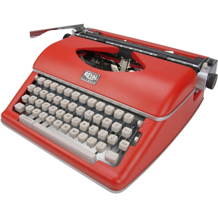 Royal Classic Manual Typewriter - Red