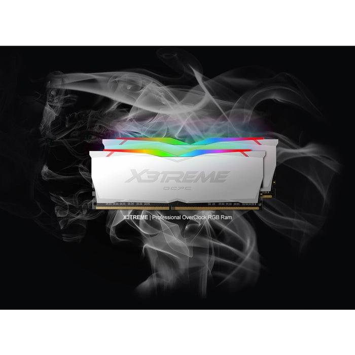 OCPC X3TREME RGB AURA 16GB (2x 8GB) DDR4 3000MHz (PC4-24000) DIMM Kit White