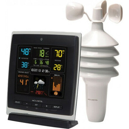 AcuRite Pro Color (Dark Theme) Weather Station with Wind Speed
