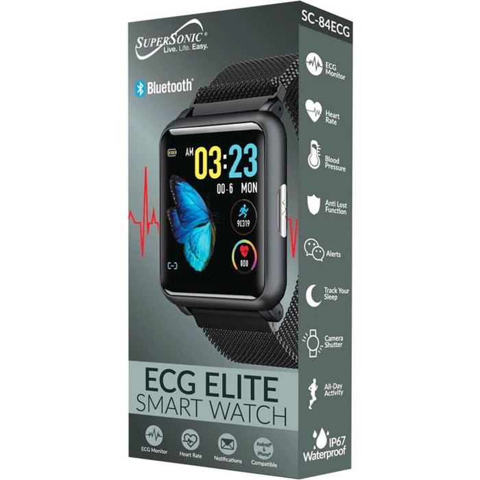 Supersonic ECG + PPG Smart Sports Watch