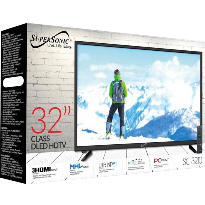 Supersonic SC-3210 31.5" LED-LCD TV - HDTV