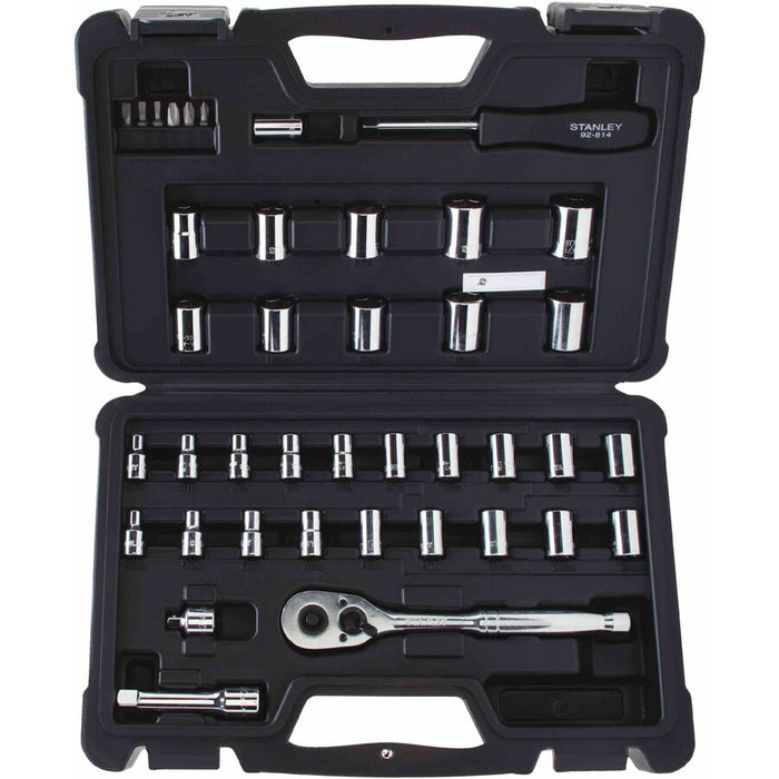 Stanley 40 Pc 1/4 in & 3/8 in Drive Mechanic's Tool Set