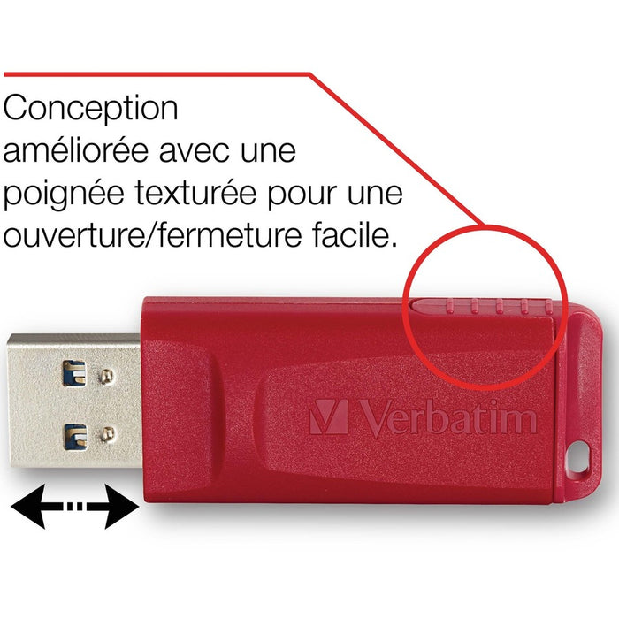 64GB Store 'n' Go&reg; USB Flash Drive - Red