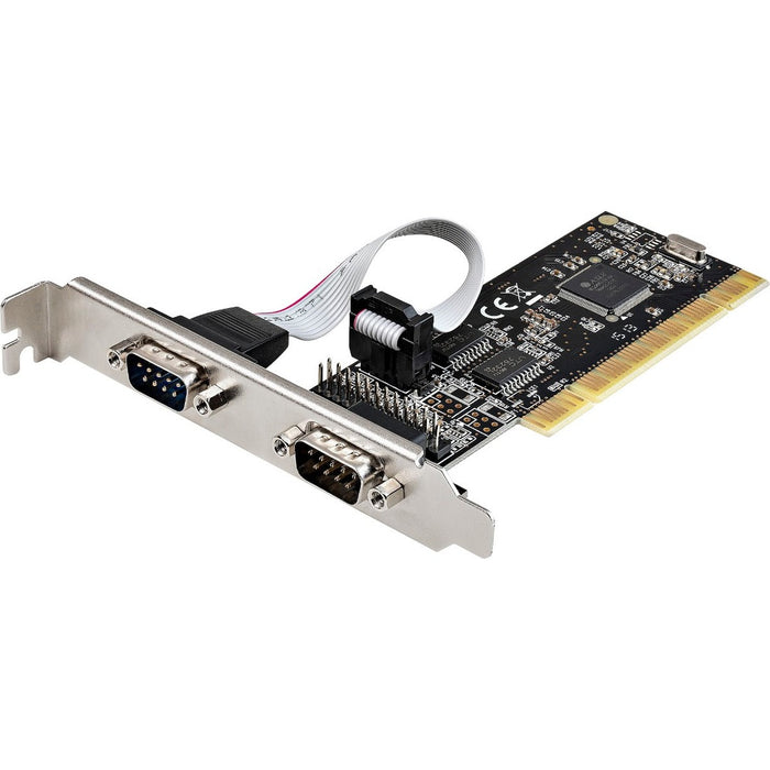 StarTech.com PCI Serial Parallel Combo Card with Dual Serial RS232 Ports (DB9) & 1x Parallel Port (DB25), PCI Adapter Expansion Card