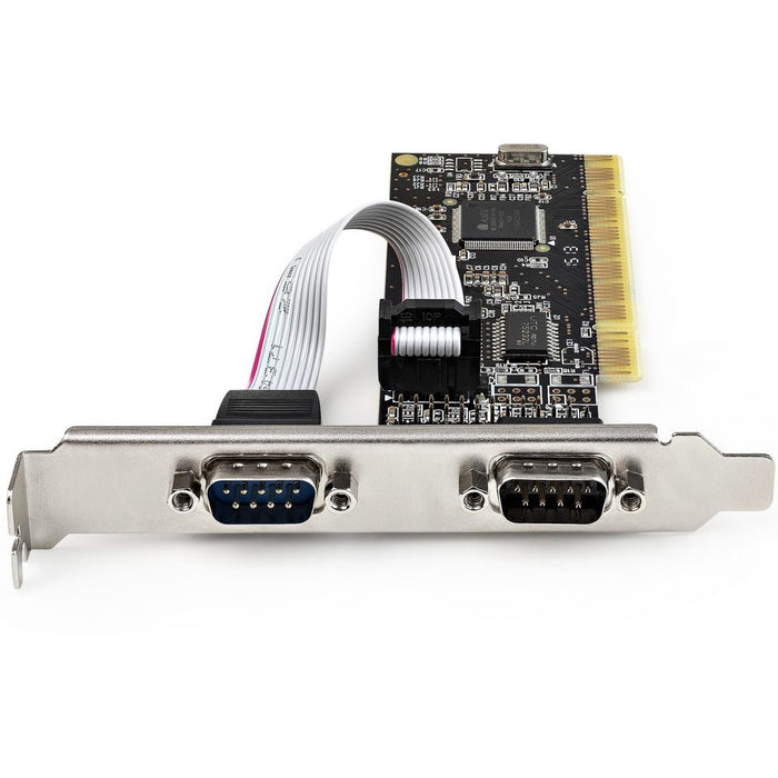 StarTech.com PCI Serial Parallel Combo Card with Dual Serial RS232 Ports (DB9) & 1x Parallel Port (DB25), PCI Adapter Expansion Card