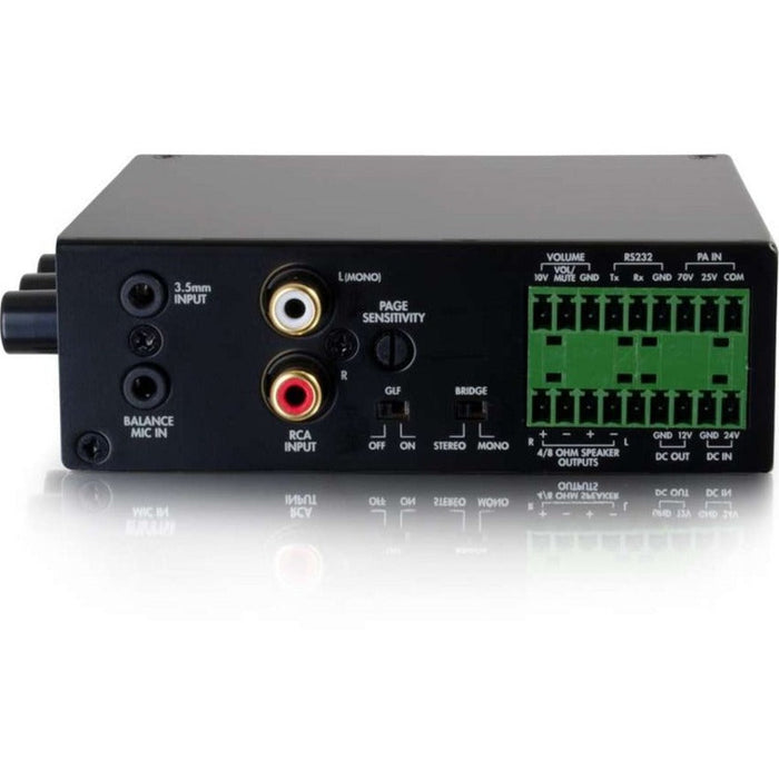 C2G 50W Audio Amplifier - Plenum Rated - 8 Ohm