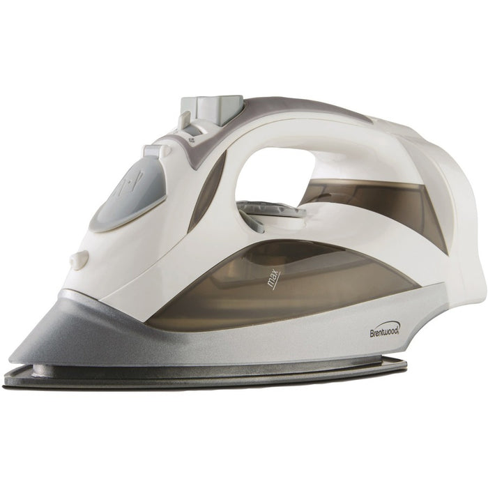 Brentwood (MPI-59W) Steam Iron With Retractable Cord (White)