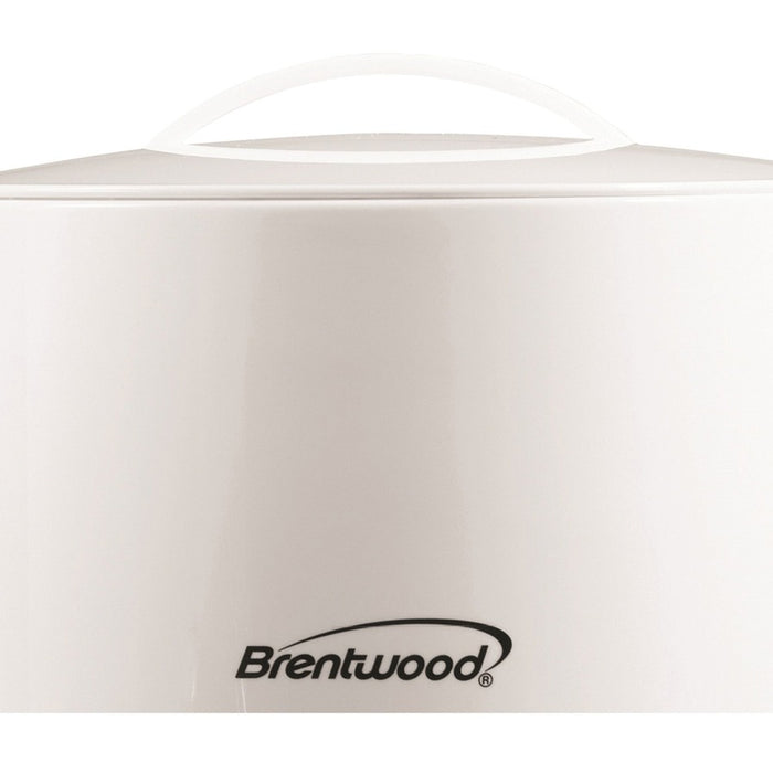 Brentwood KT-32W 32 oz. Hot Pot - Plastic White