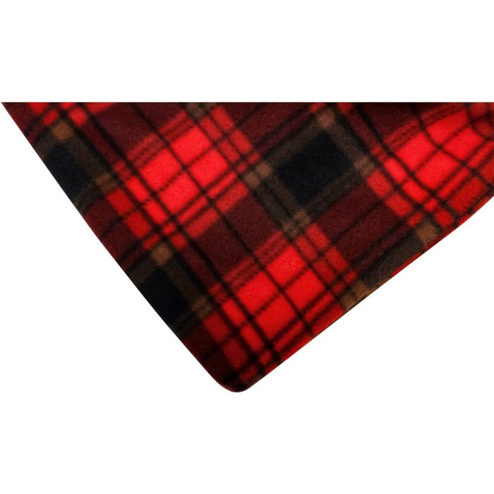 Camco Heated Blanket - 12Volt, 59" x 43" , Red / Black Plaid