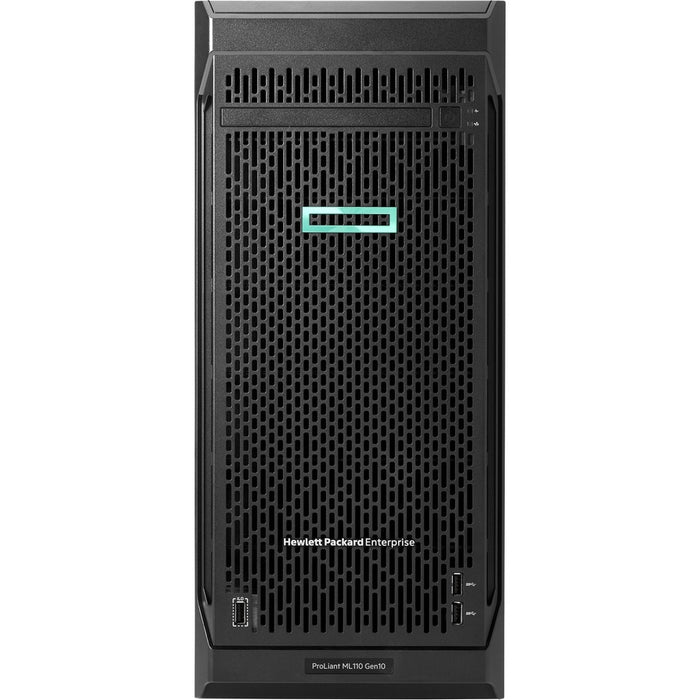 HPE ProLiant ML110 G10 4.5U Tower Server - 1 x Intel Xeon Silver 4208 2.10 GHz - 16 GB RAM - Serial ATA/600 Controller