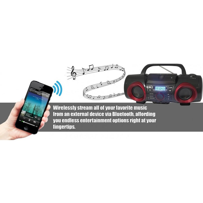 Naxa MP3/CD Boombox with Bluetooth