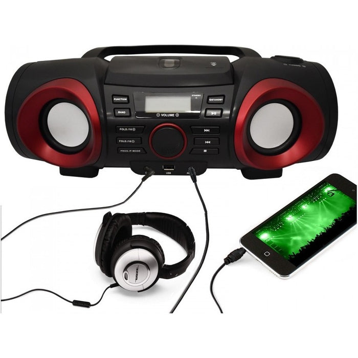 Naxa MP3/CD Boombox with Bluetooth