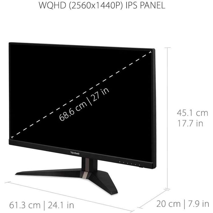 Viewsonic 27" Display, IPS Panel, 2560 x 1440 Resolution