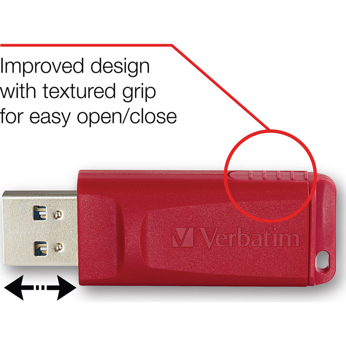 8GB Store 'n' Go&reg; USB Flash Drive - Red
