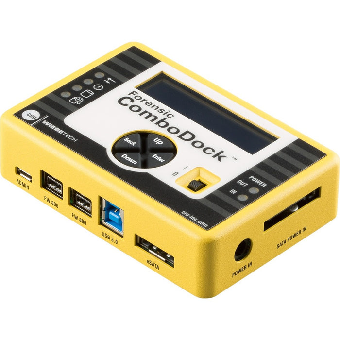 WiebeTech Forensic ComboDock v5.5 Drive Dock - FireWire/i.LINK 800, USB 3.0, eSATA Host Interface External