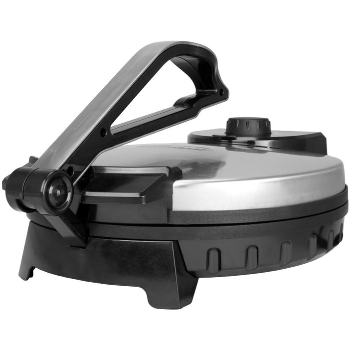 Brentwood TS-129 Stainless Steel Non-Stick Electric Tortilla Maker, 12-Inch