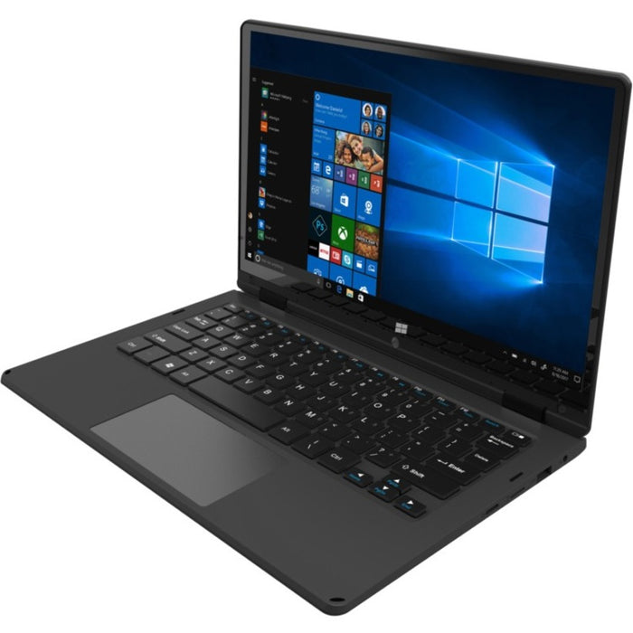 Core Innovations CLT1164 11.6" Touchscreen Convertible 2 in 1 Notebook - HD - 1366 x 768 - Intel - 64 GB Flash Memory - Black