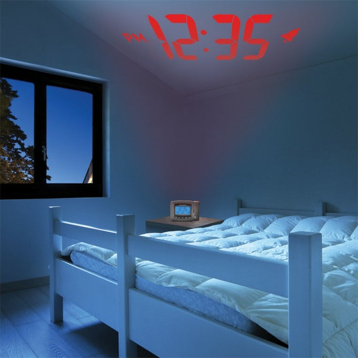 AcuRite Atomic Projection Clock with Indoor Temperature