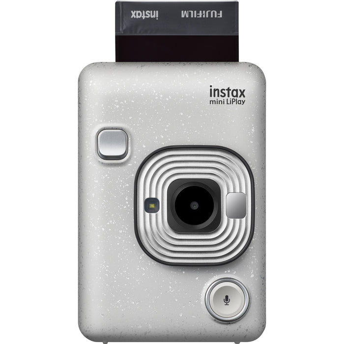 instax mini LiPlay Instant Digital Camera - Stone White