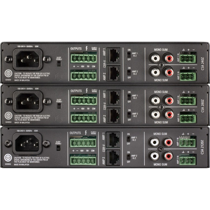 JBL Commercial 2120Z Amplifier - 240 W RMS - 2 Channel