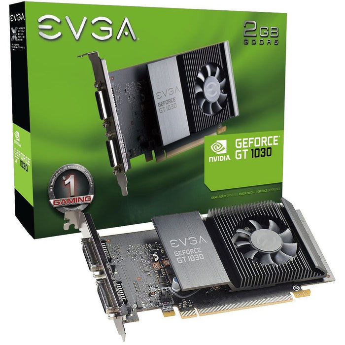 EVGA NVIDIA GeForce GT 1030 Graphic Card - 2 GB GDDR5 - Full-height