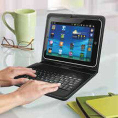 Supersonic SC-310KB Keyboard/Cover Case for 10" Tablet - Black