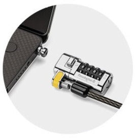 Kensington ClickSafe Combination Laptop Lock for Nano Security Slot (Master Coded Version)