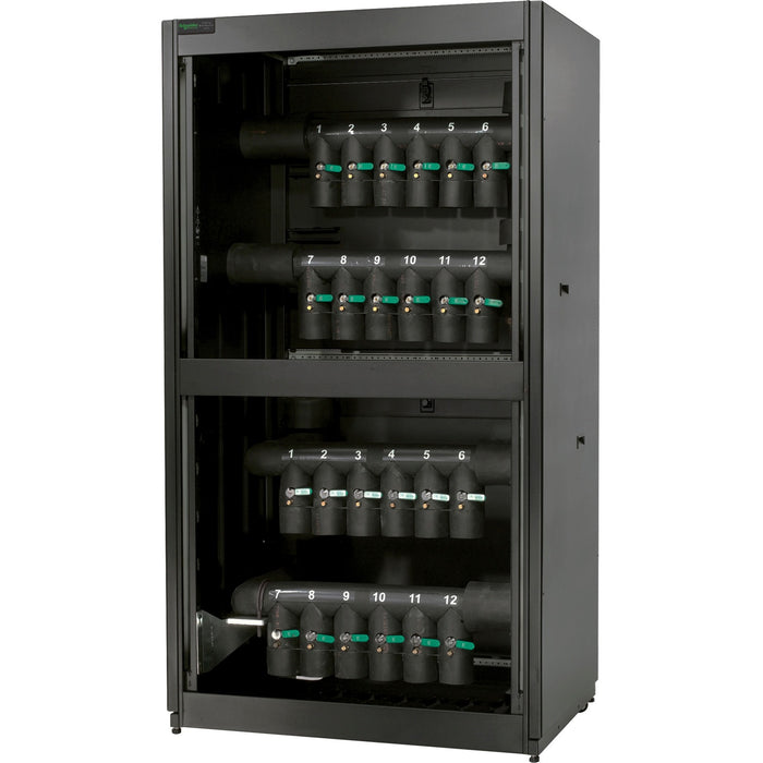 Schneider Electric Cooling Distribution Unit 12 Circuit, Bottom/Top Mains, Top Distribution Piping