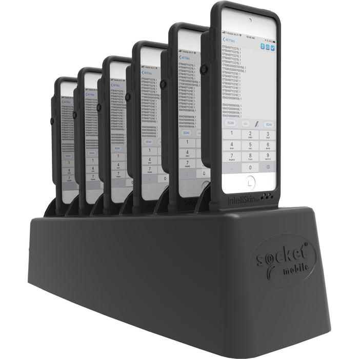 Socket Mobile DuraSled DS800 Linear Barcode Scanning Sled for iPhone 11 Pro & Charging Dock