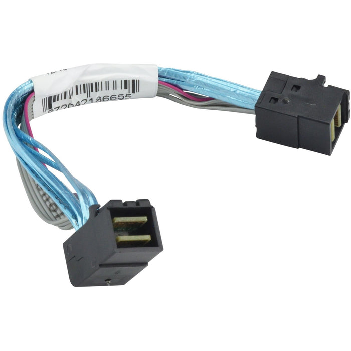 Supermicro 11cm Internal MiniSAS HD (Reversed Right Angle) to MiniSAS HD Cable