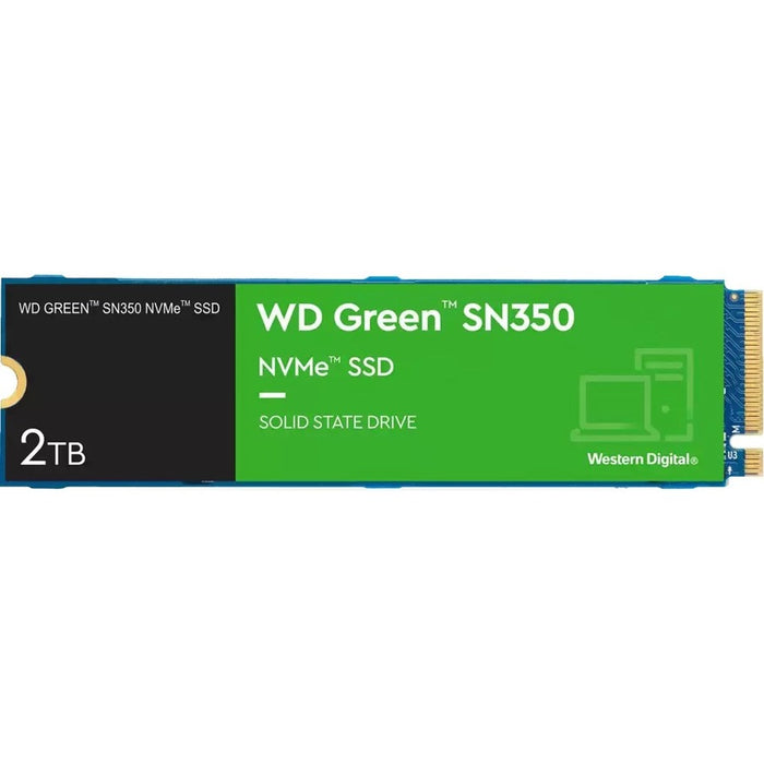 Western Digital Green SN350 WDS200T3G0C 2 TB Solid State Drive - M.2 2280 Internal - PCI Express NVMe