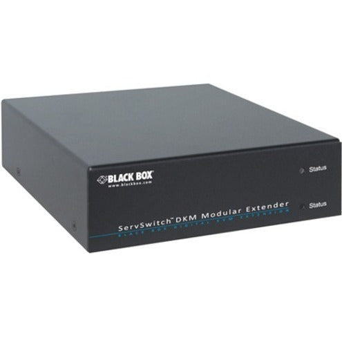 Black Box DKM FX Extender Modular Housing, 2-Slot Chassis with Power Supply