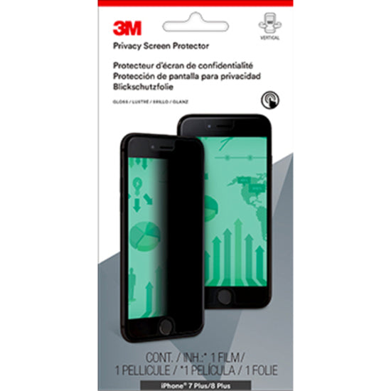 3M&trade; Privacy Screen Protector for Apple&reg;; iPhone&reg;; 6 Plus/6S Plus/7 Plus
