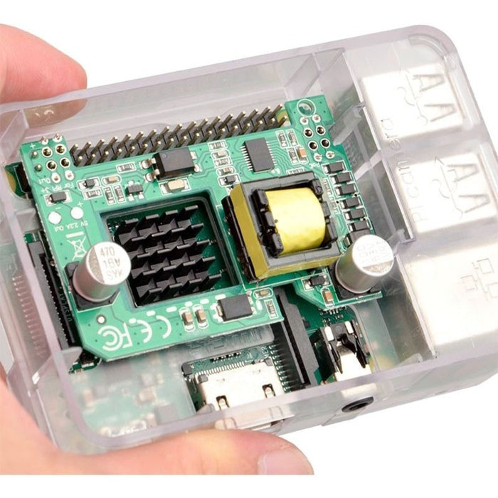 VisionTek PoE Raspberry Pi Hardware Attached on Top Accessory - HAT for Raspberry 3 B+ and 4