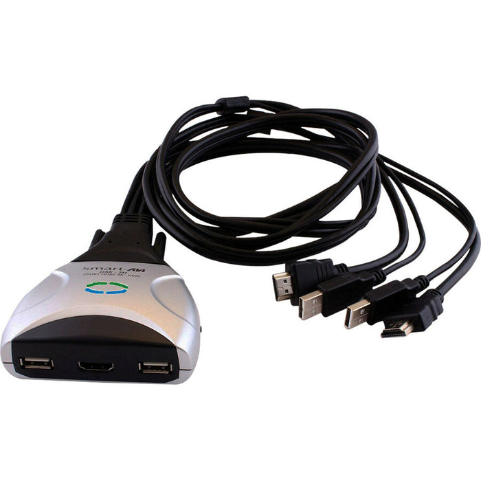 SmartAVI 2-Port HDMI USB KVM with Audio