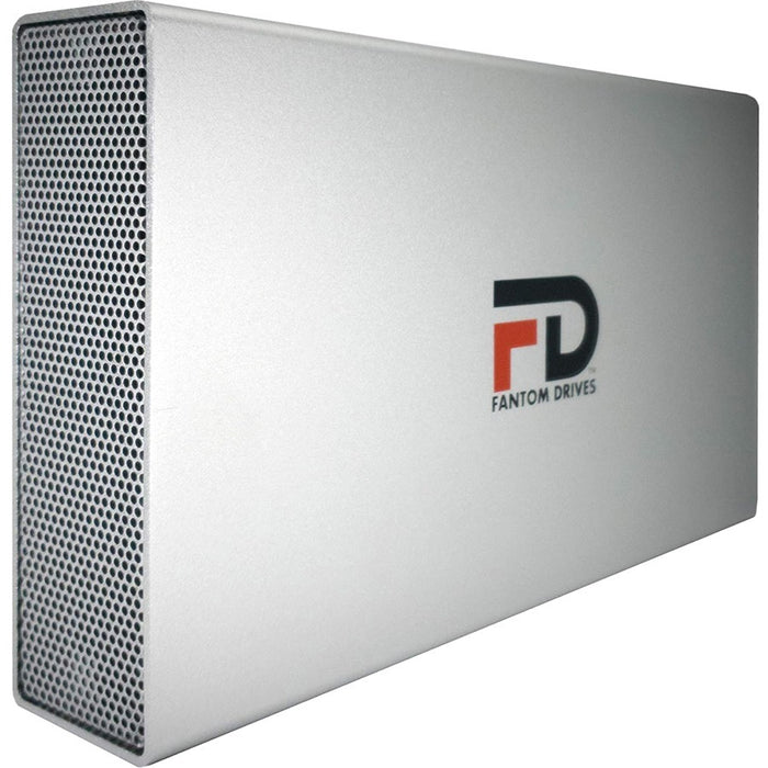 Fantom Drives 6TB External Hard Drive - GFORCE 3 - USB 3, eSATA, Aluminum, Silver, GF3S6000EU