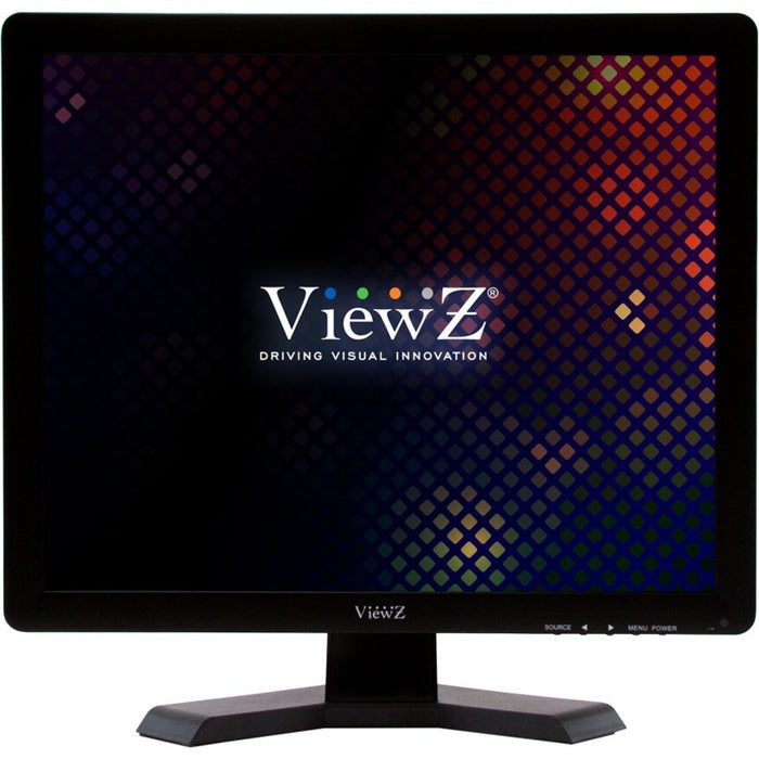 ViewZ VZ-19RTN 19" SXGA LED LCD Monitor - 5:4 - Black
