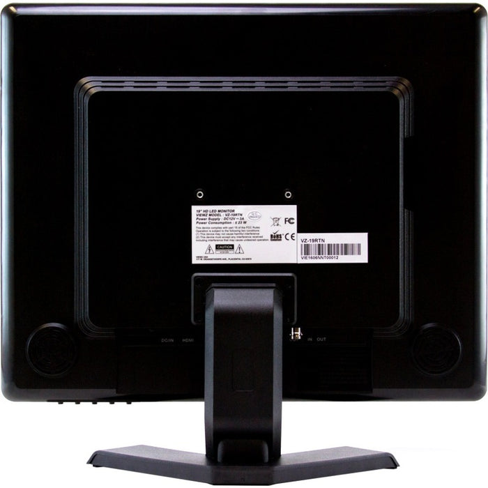ViewZ VZ-19RTN 19" SXGA LED LCD Monitor - 5:4 - Black