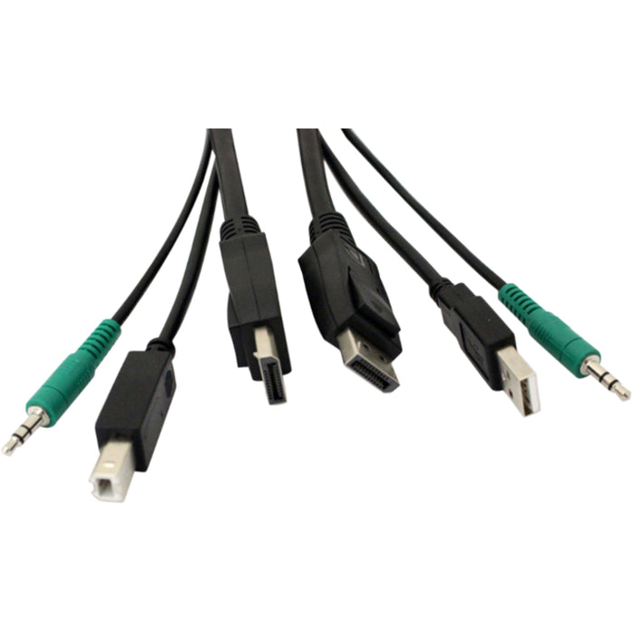 SmartAVI 6 ft KVM USB DisplayPort Cable