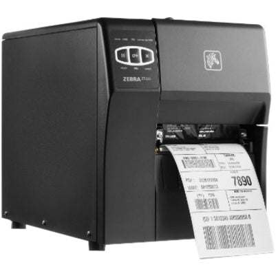 Zebra ZT220 Industrial Direct Thermal Printer - Monochrome - Label Print - Ethernet - USB - Serial