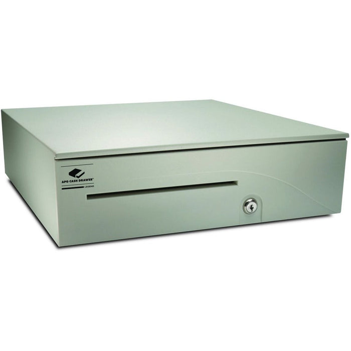 apg Heavy-Duty 16" Point of Sale Cash Drawer | T320-CW1616 | MultiPRO 320 Interface 24V | 16" x 4.9" x 16.8" | White