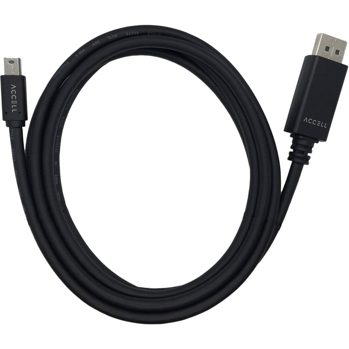 Accell Mini DisplayPort To DisplayPort 1.4 Cable