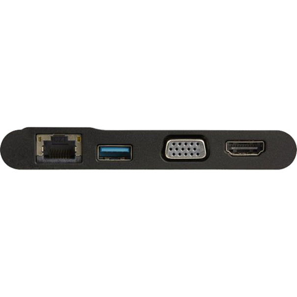 StarTech.com USB-C Multiport Adapter with Wireless Presentation Remote - Mac or Windows - VGA or 4K HDMI - With Gigabit Ethernet - Laptop Docking Station Bundle