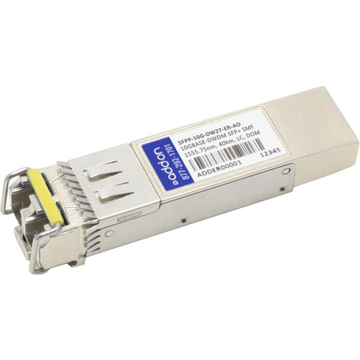 AddOn Juniper Networks SFPP-10G-DW27-ER Compatible TAA Compliant 10GBase-DWDM 100GHz SFP+ Transceiver (SMF, 1555.75nm, 40km, LC, DOM)