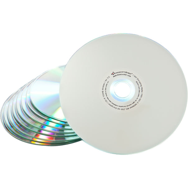 DataLocker EncryptDisc DVD-R 100 Pack Self-Encrypting Optical Media