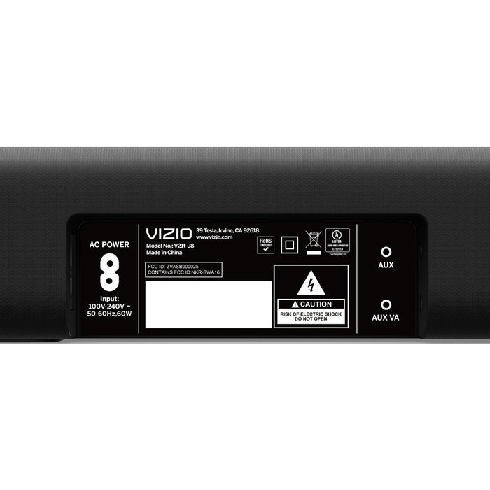 VIZIO V21t-J8 2.1 Bluetooth Sound Bar Speaker