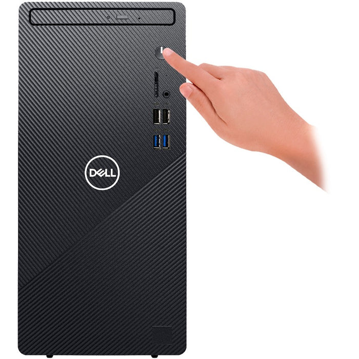 Dell-IMSourcing Inspiron 3000 3880 Desktop Computer - Intel Core i7 10th Gen i7-10700 Octa-core (8 Core) 2.90 GHz - 8 GB RAM DDR4 SDRAM - 512 GB M.2 PCI Express NVMe SSD - Mini-tower - Black