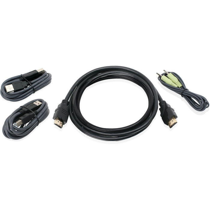 IOGEAR 6ft HDMI, USB KVM Cable Kit with Audio (TAA)