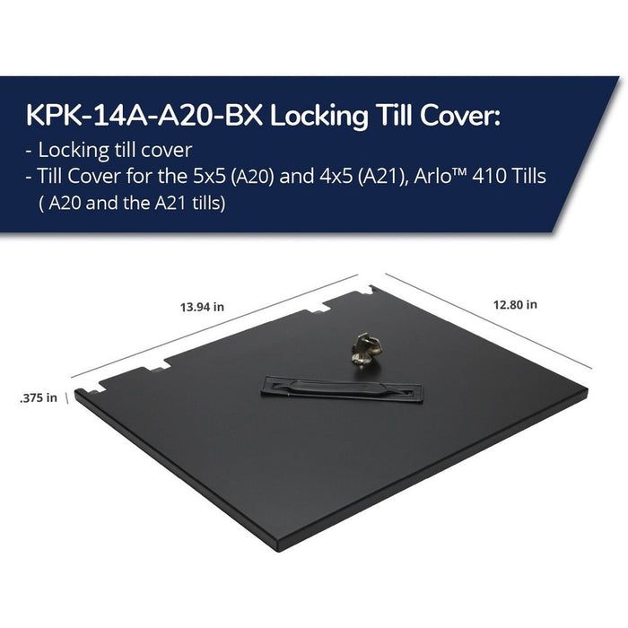 apg Steel Locking Till Cover | fits EKDS320-1-x410-xxx | for Arlo Series 410 Drawers|