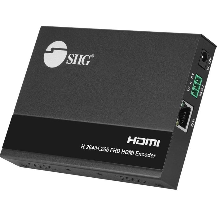 SIIG 1080p HDMI Video H.264 H.265 IPTV Encoder with Loopout